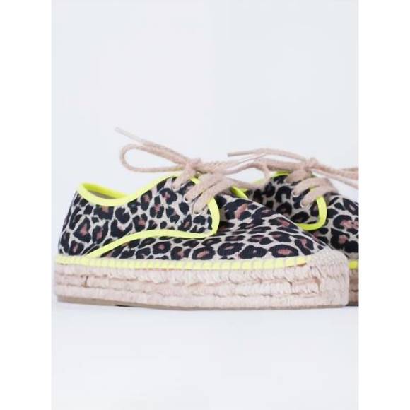 NEW VILAGALLO tropico blucher shoe in leopard - Picture 2 of 2